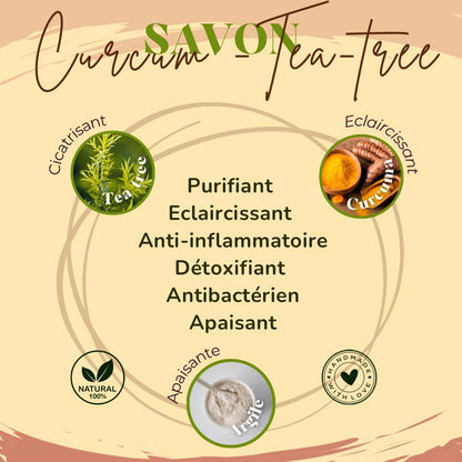 Savon Curcuma Tea tree